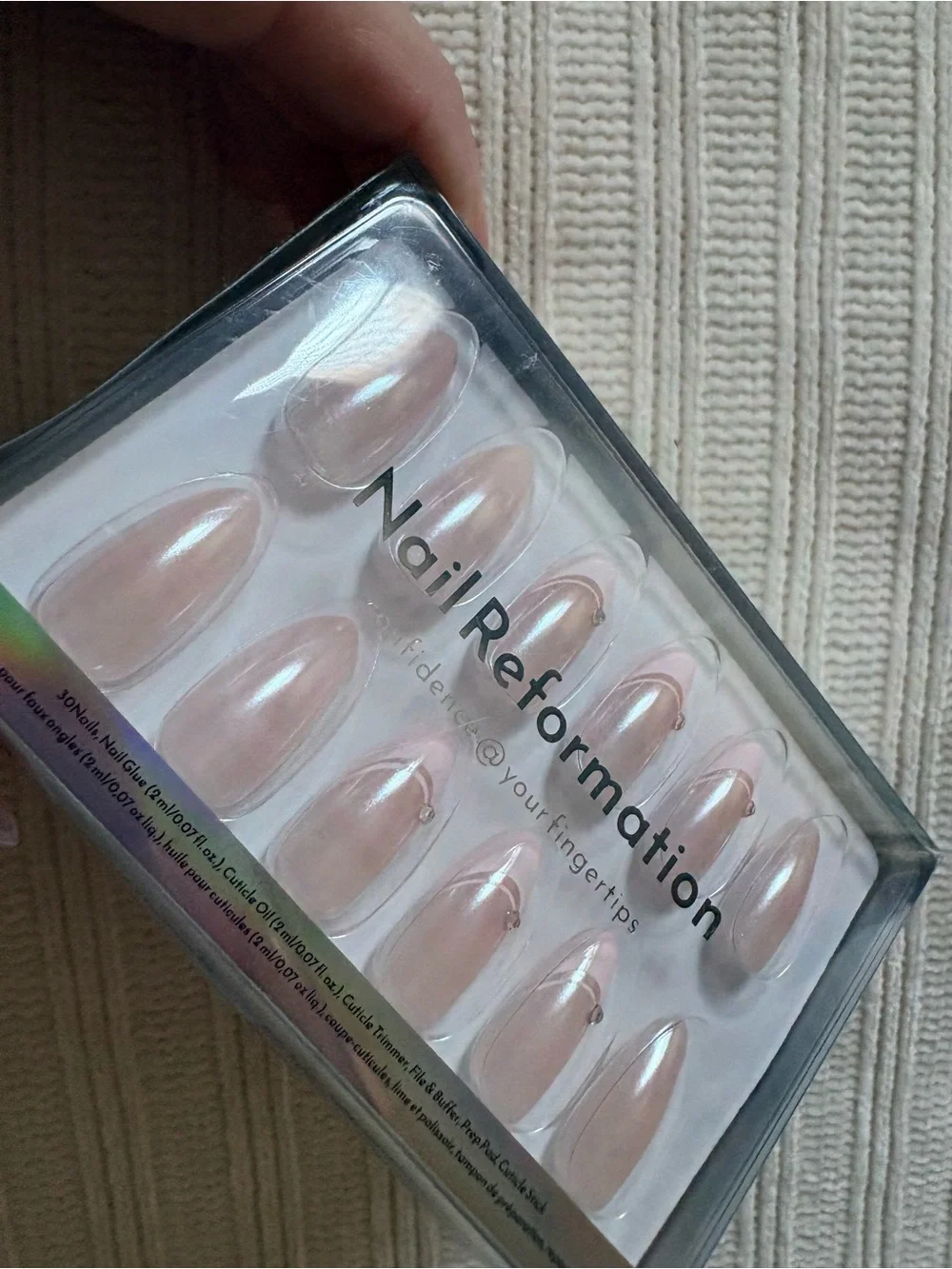 Nail Reformation Press-On Nails in Soft Pink Pearl